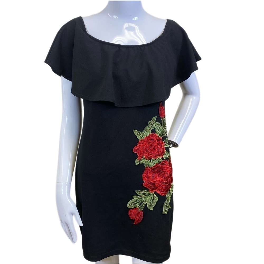 Sabora Dress - LARGE - BLACK